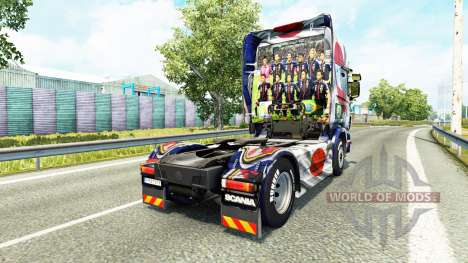 Skin Japao Copa 2014 for Scania truck for Euro Truck Simulator 2