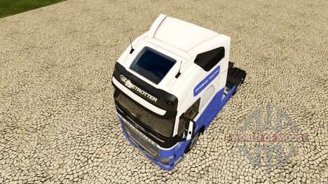 The H. Veldhuizen BV skin for Volvo truck for Euro Truck Simulator 2
