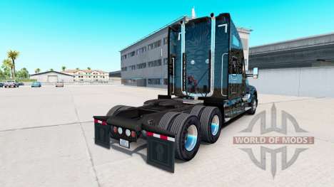 Skin Camo Stripes on a Kenworth tractor for American Truck Simulator