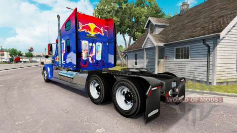 Red Bull skin for the Freightliner Coronado trac for American Truck Simulator