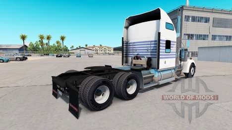 Skin Classic Stripes on the truck Kenworth W900 for American Truck Simulator