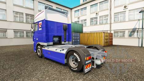 The P. Solleveld Transport skin for DAF truck for Euro Truck Simulator 2