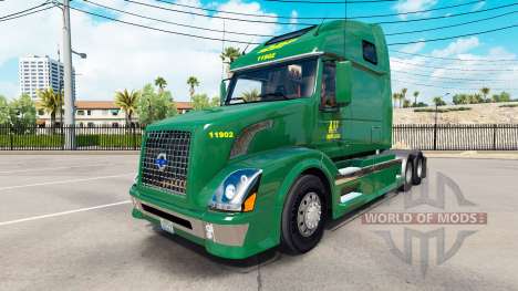Скин ABF Freight System Inc. на Volvo VNL 670 for American Truck Simulator
