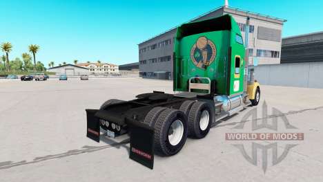 Boston Celtics skin for the Kenworth W900 tracto for American Truck Simulator