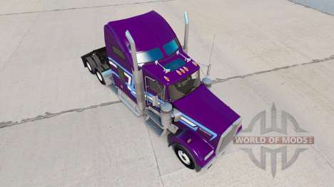 Skin Icon Style on the truck Kenworth W900 for American Truck Simulator