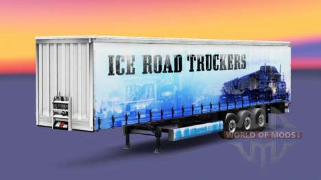 Skin Ice Road Truckers on the trailer for Euro Truck Simulator 2
