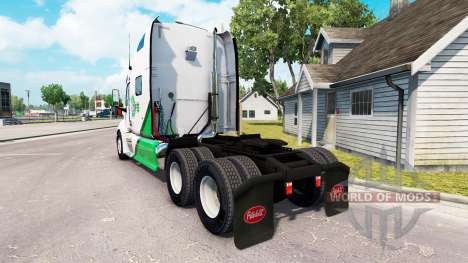 Skin DFS Danfreiht on tractor Peterbilt 387 for American Truck Simulator