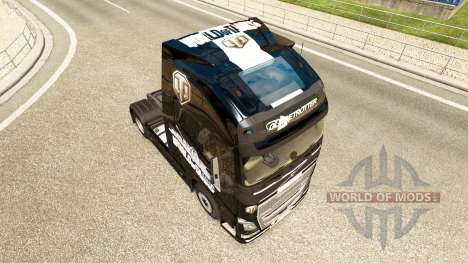Skin World of Tanks on Volvo trucks for Euro Truck Simulator 2