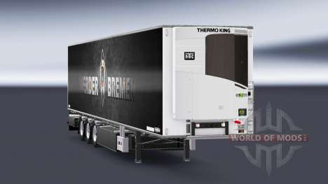 Semi-Trailer Chereau Werder Bremen for Euro Truck Simulator 2