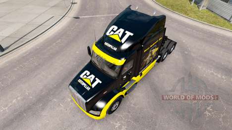 CAT skin for the truck Peterbilt for American Truck Simulator