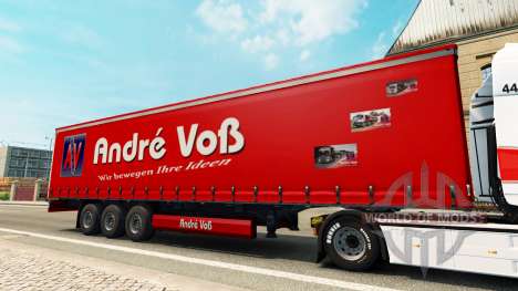 Andre Voss skin for the trailer for Euro Truck Simulator 2