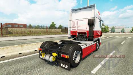 Skin G. J. Jack Ltd. DAF for Euro Truck Simulator 2