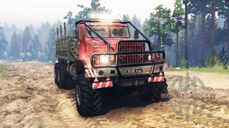 KrAZ-255 of the USSR for Spin Tires