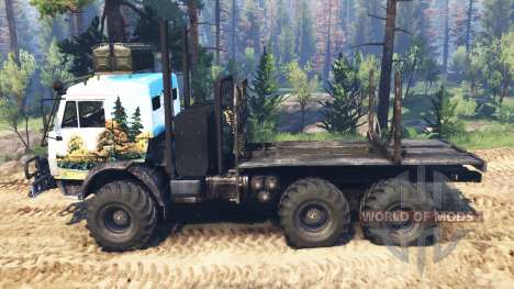 KamAZ-43114 v3.0 for Spin Tires