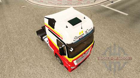 Simon Loos skin for the truck Mercedes-Benz for Euro Truck Simulator 2