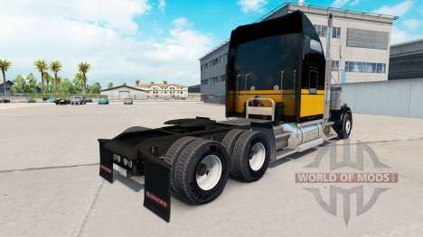 Skin Bandit Style on the truck Kenworth W900 for American Truck Simulator