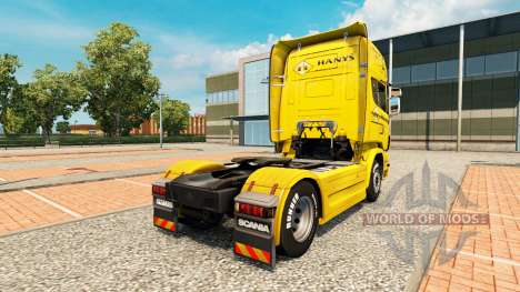 Schwertransport Hanys skin for Scania truck for Euro Truck Simulator 2