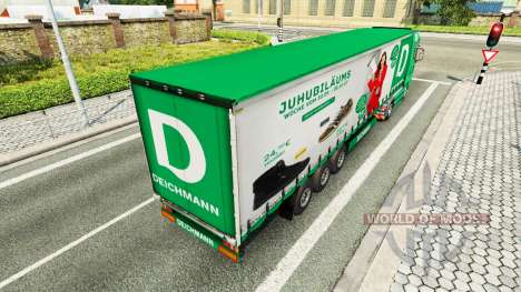 Deichmann skin for trailers for Euro Truck Simulator 2