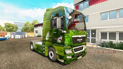 Skin Die Milch machts for the tractor MAN for Euro Truck Simulator 2