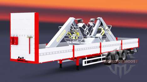 Flatbed semi-trailer Kogel for Euro Truck Simulator 2