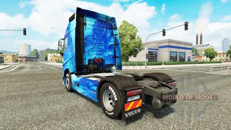 Water skin for Volvo truck for Euro Truck Simulator 2