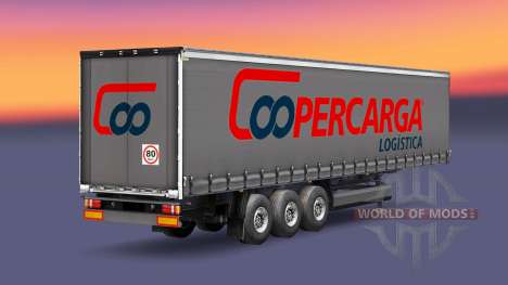 Skin Coopercarga Logistic for semi-trailers for Euro Truck Simulator 2