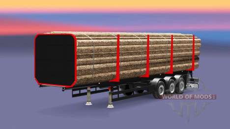 A semi-trailer truck for Euro Truck Simulator 2