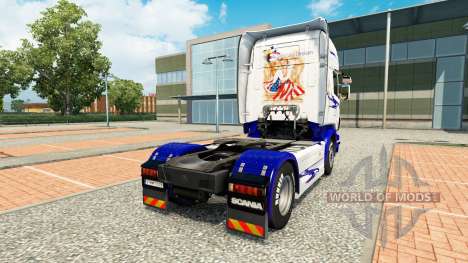 American Dream skin for Scania truck for Euro Truck Simulator 2