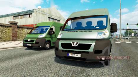 Peugeot Boxer for traffic for Euro Truck Simulator 2