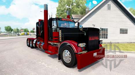 Deadpool skin for the truck Peterbilt 389 for American Truck Simulator