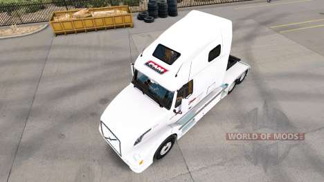 Skin P. A. M. on tractor Volvo VNL 670 for American Truck Simulator