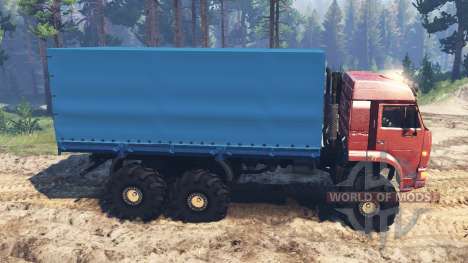 KamAZ-65221 for Spin Tires
