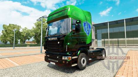 Exclusive Metallic skin for Scania truck for Euro Truck Simulator 2