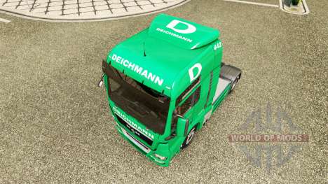 Skin Deichmann for tractor MAN for Euro Truck Simulator 2