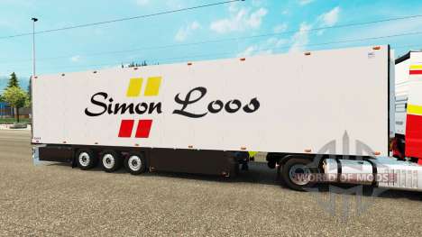 Semitrailer refrigerator Schmitz Simon Loos for Euro Truck Simulator 2