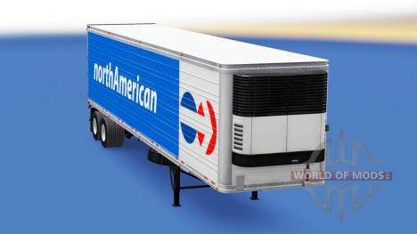 Refrigerated semi-trailer North American for American Truck Simulator