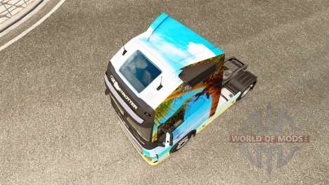Nature skin for Volvo truck for Euro Truck Simulator 2