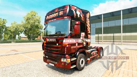 Support 81 skin for Scania truck for Euro Truck Simulator 2