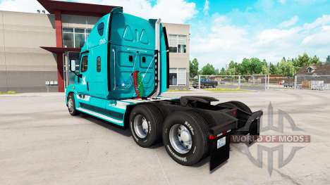 Skin TUM on tractor Freightliner Cascadia for American Truck Simulator