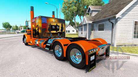 Skin USA Texas for the truck Peterbilt 389 for American Truck Simulator