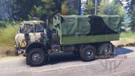 MAZ-515Б 6x6 for Spin Tires
