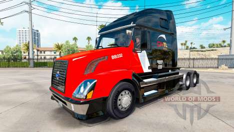 CNTL skin for Volvo truck VNL 670 for American Truck Simulator
