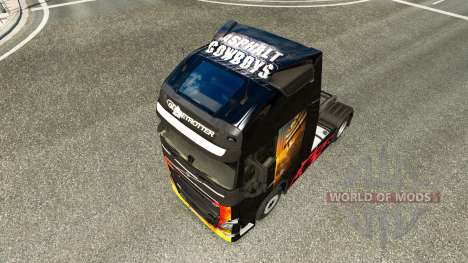 Asphalt Cowboys skin for Volvo truck for Euro Truck Simulator 2