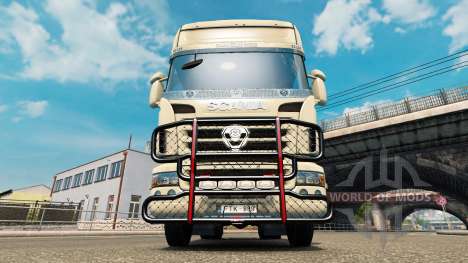 The V8 bumper on the tractor Scania for Euro Truck Simulator 2