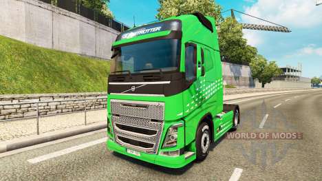 Green Arrow skin for Volvo truck for Euro Truck Simulator 2