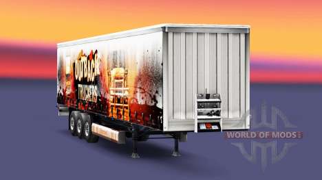 Outback Truckers skin on the trailer for Euro Truck Simulator 2