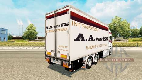 Skin A. A. van ES for tractor Scania Tandem for Euro Truck Simulator 2