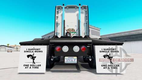 Mudguards I Support Single Moms v1.5 for American Truck Simulator