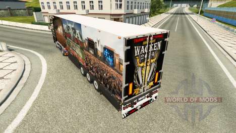 Semi-Trailer Schmitz Cargobull 25 Jahre Wacken for Euro Truck Simulator 2