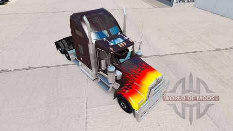 HotRod skin for the Kenworth W900 tractor for American Truck Simulator